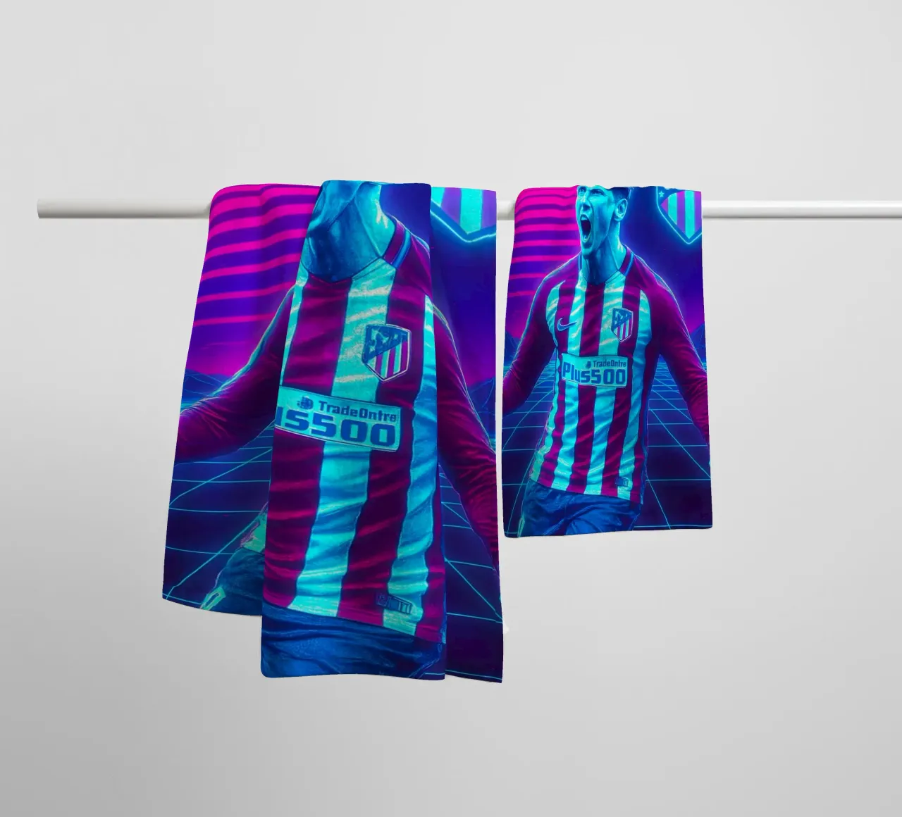 Fernando Torres asciugamano da bagno da Cyberpunk Canvas