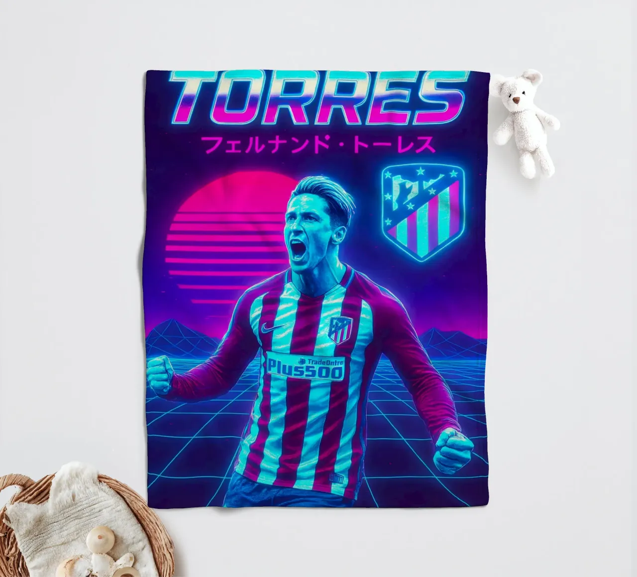 Fernando Torres coperta in pile da Cyberpunk Canvas