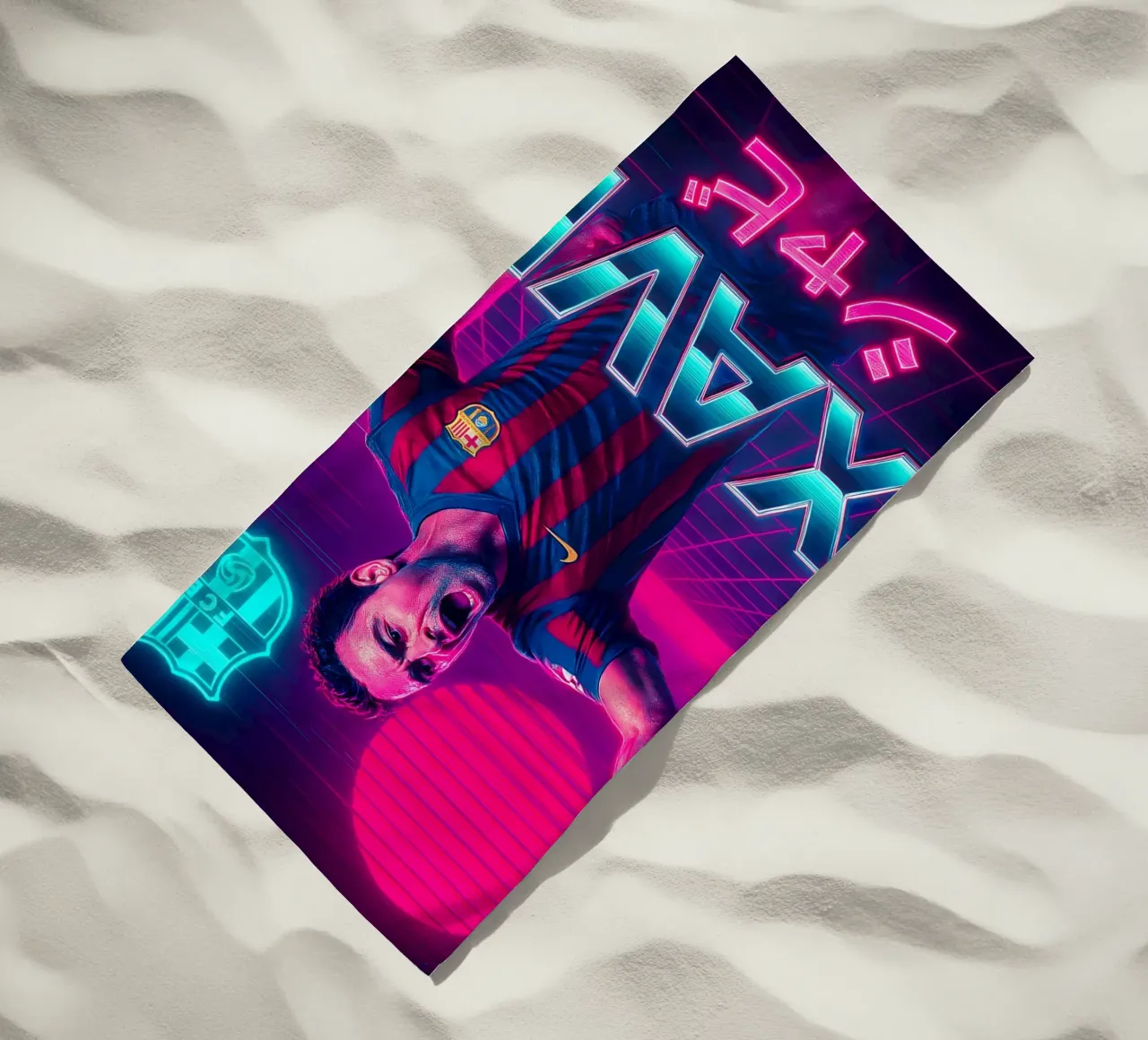 Xavi Hernandez telo mare da Cyberpunk Canvas