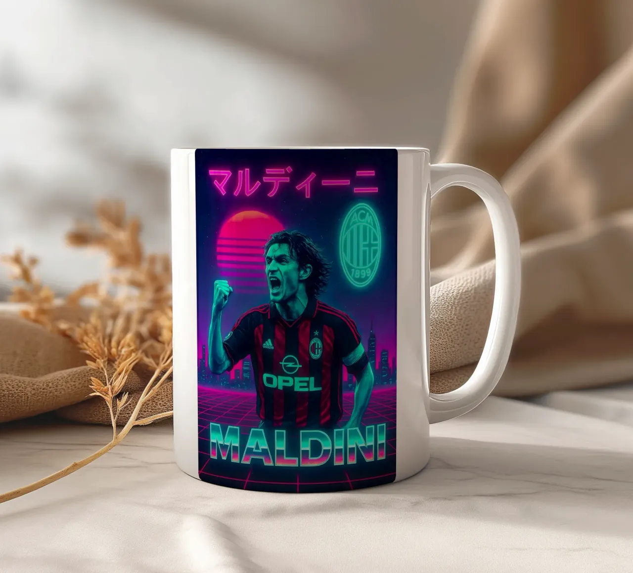 Paolo Maldini tazza in ceramica da Cyberpunk Canvas