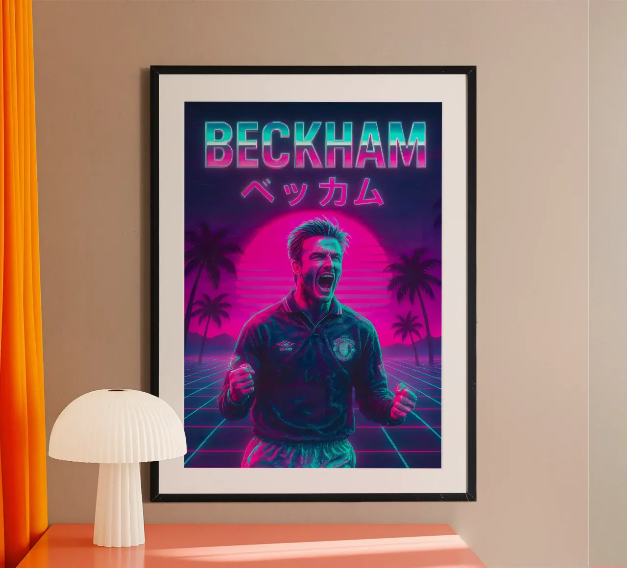 David Beckham poster da Cyberpunk Canvas