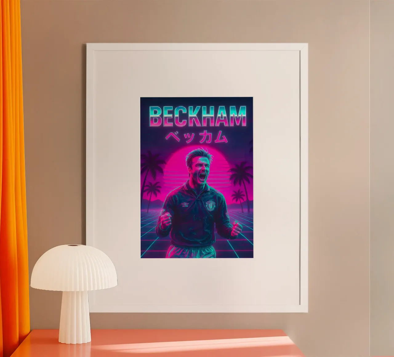 David Beckham poster da Cyberpunk Canvas