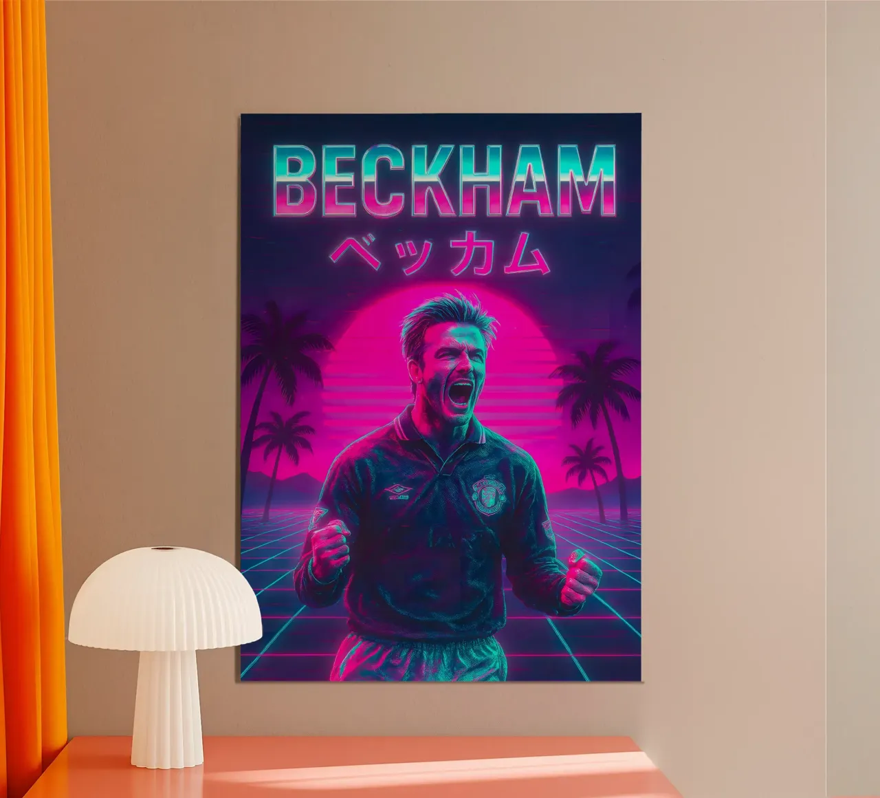 David Beckham poster da Cyberpunk Canvas
