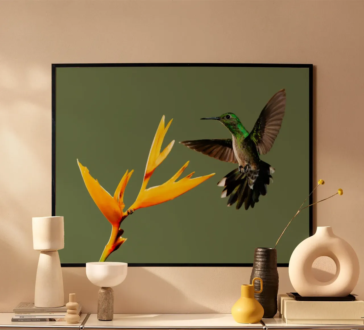 Danza dei colibrì poster da Nature's Palette