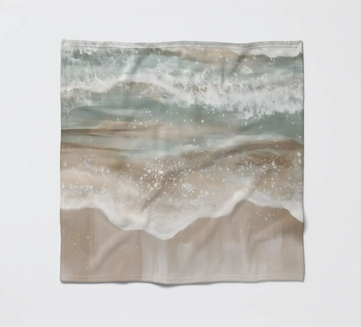 abstract wave magic fleece blanket by Carinaprint