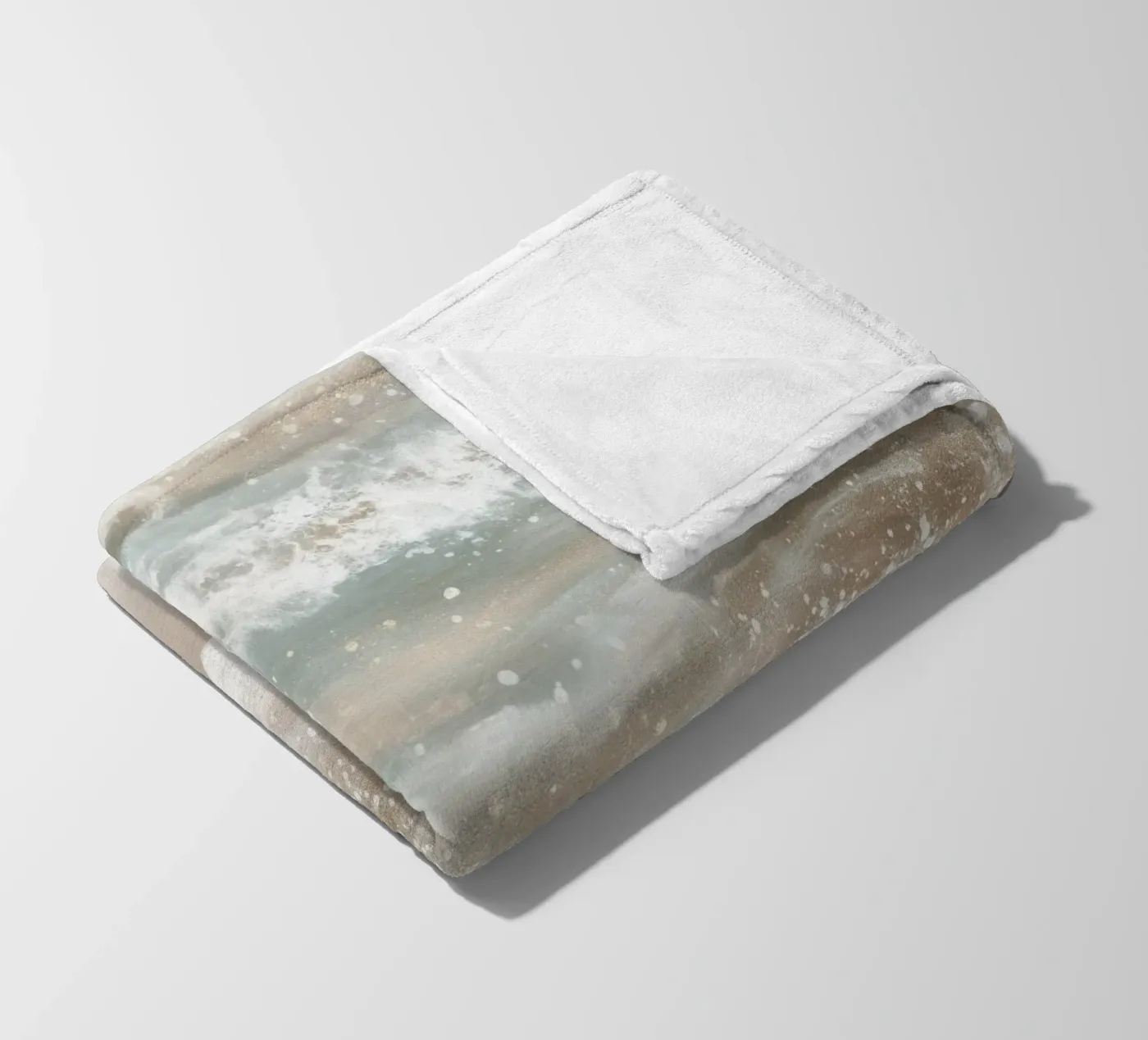 abstract wave magic fleece blanket by Carinaprint