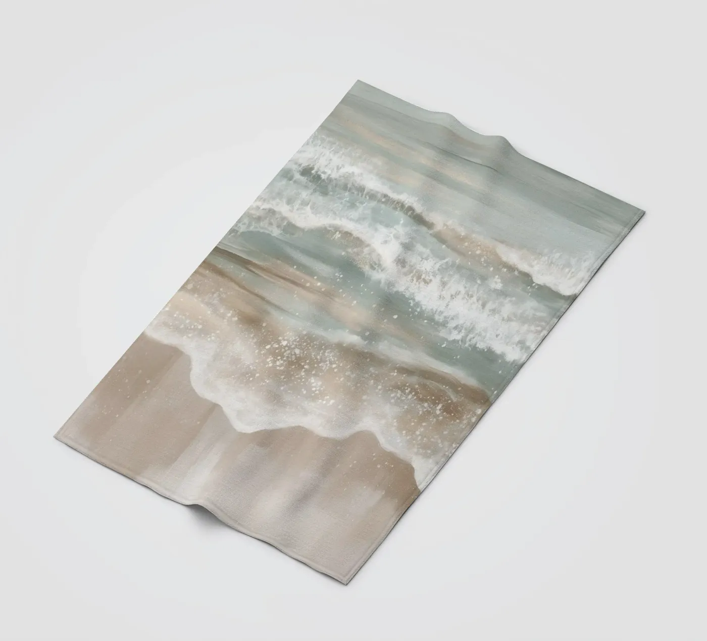 abstract wave magic fleece blanket by Carinaprint