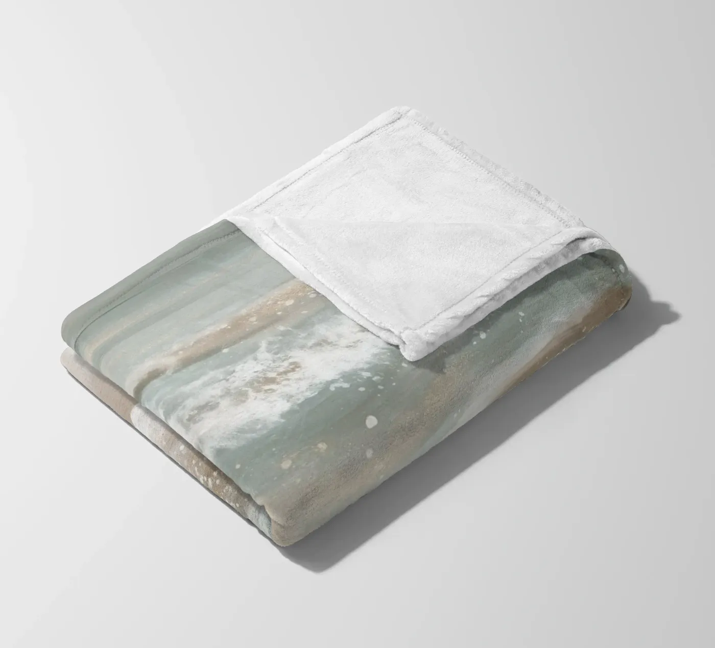 abstract wave magic fleece blanket by Carinaprint