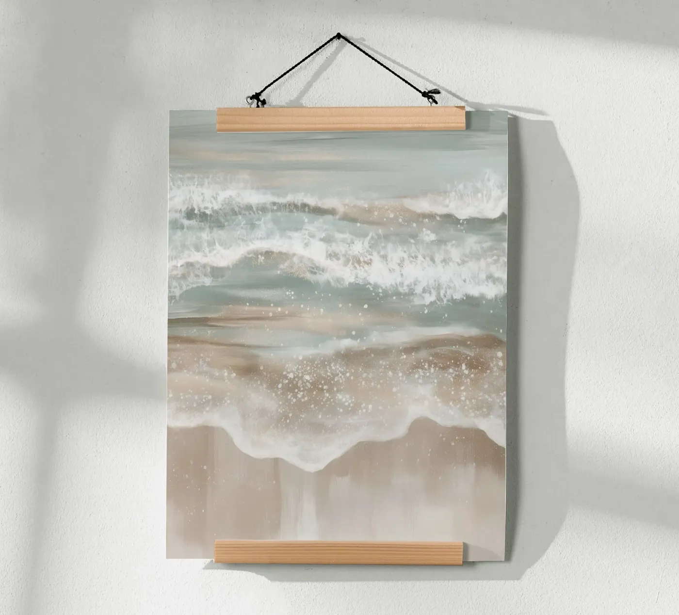 abstract wave magic poster by Carinaprint