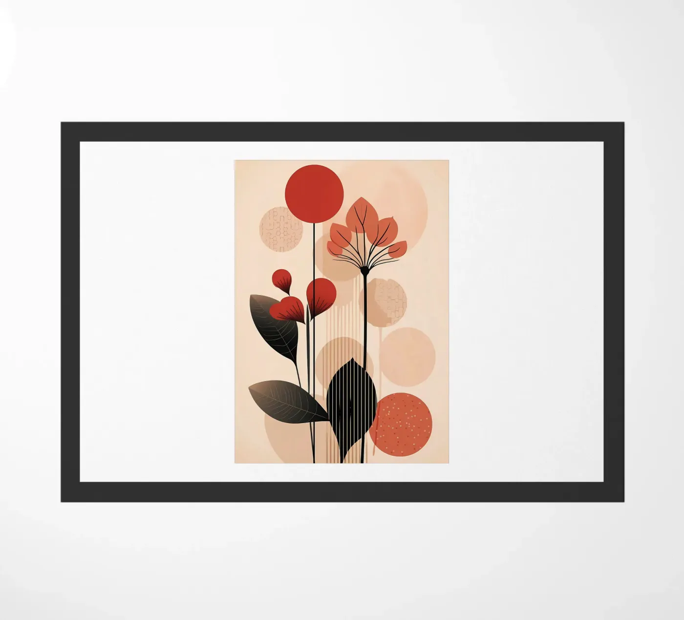 Abstract Japandi deurmat van Jose