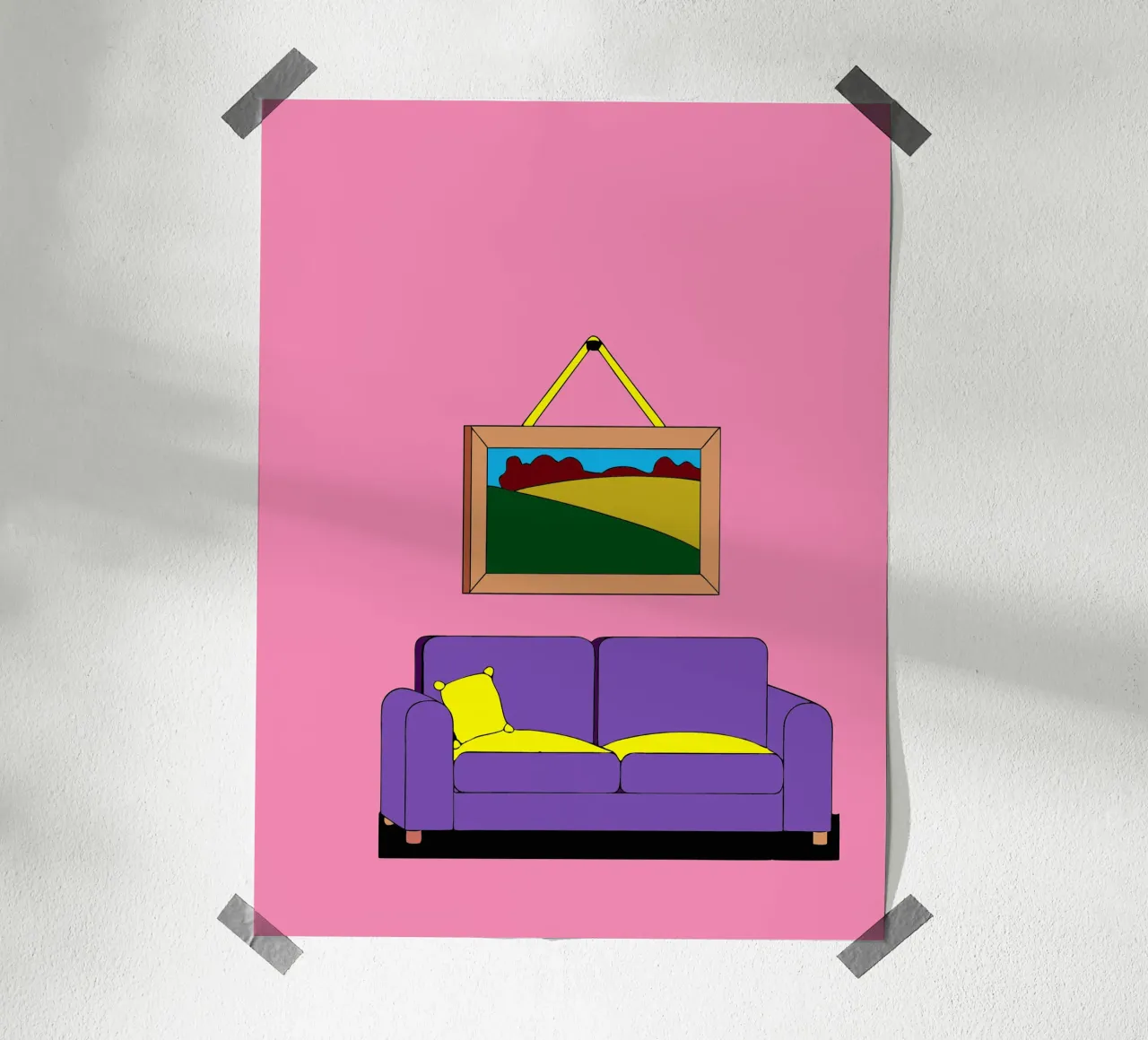 Sedia e telaio poster da OUR SHOP
