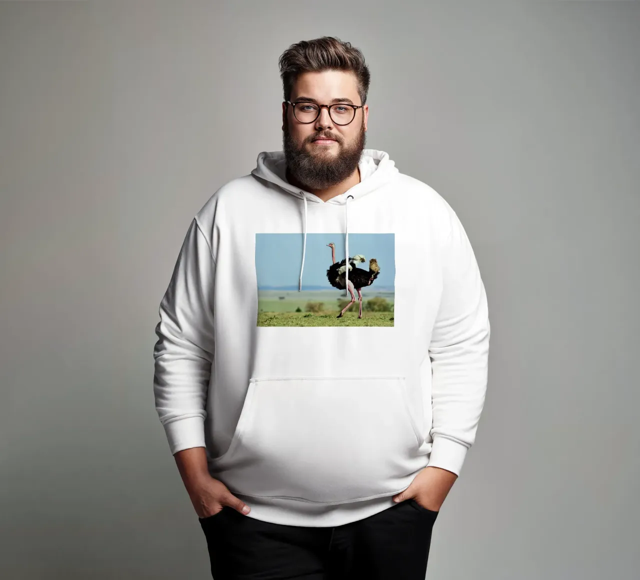 Passi forti felpa con cappuccio da Nature's Palette