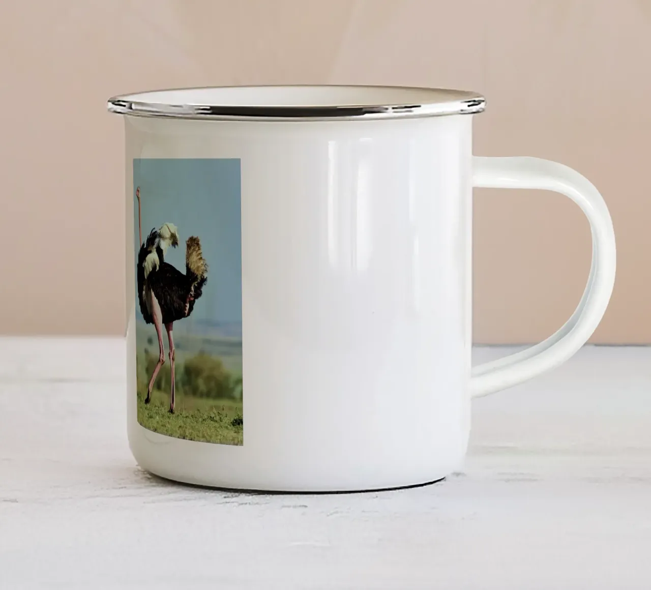 Passi forti tazza in smalto da Nature's Palette