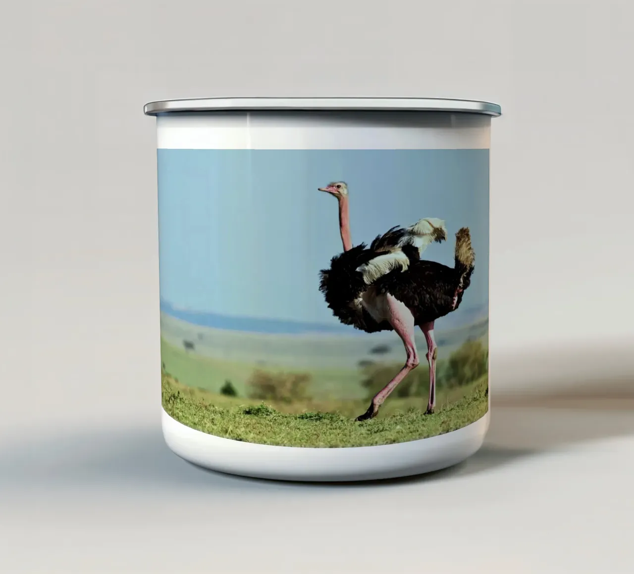 Passi forti tazza in smalto da Nature's Palette