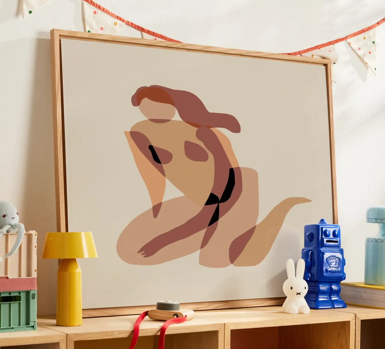 Beige nudo plexiglass da Little Dean