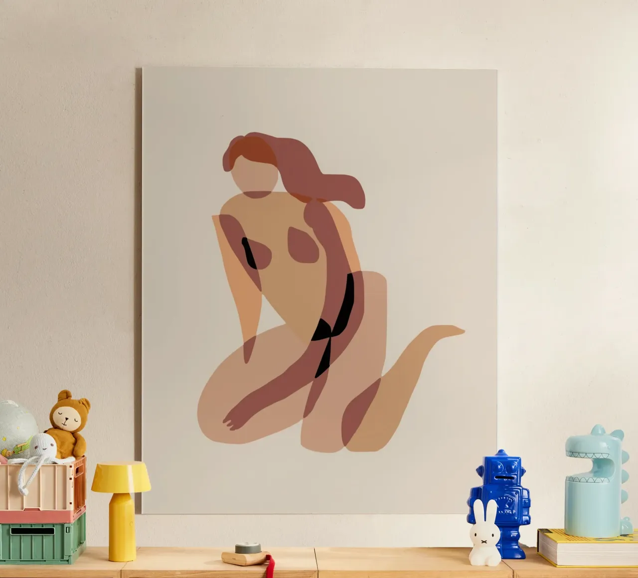 Beige nudo plexiglass da Little Dean