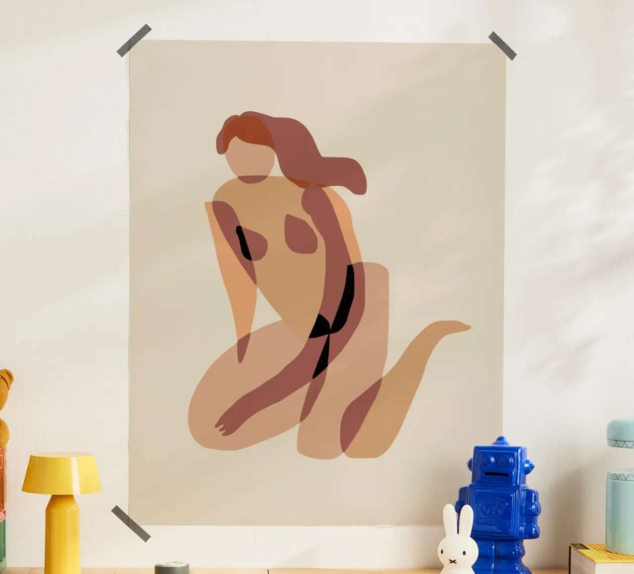 Beige nudo poster da Little Dean