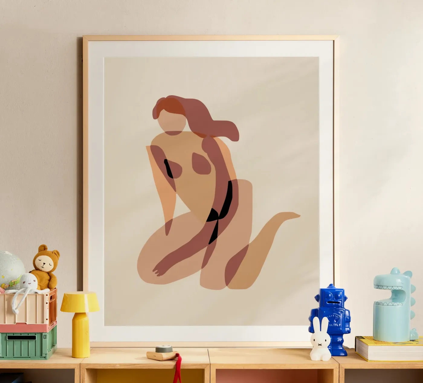 Beige nudo poster da Little Dean