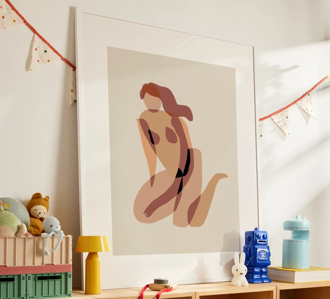 Beige nudo poster da Little Dean