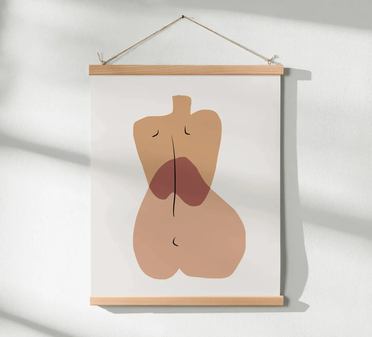 Beige nudo 02 poster da Little Dean