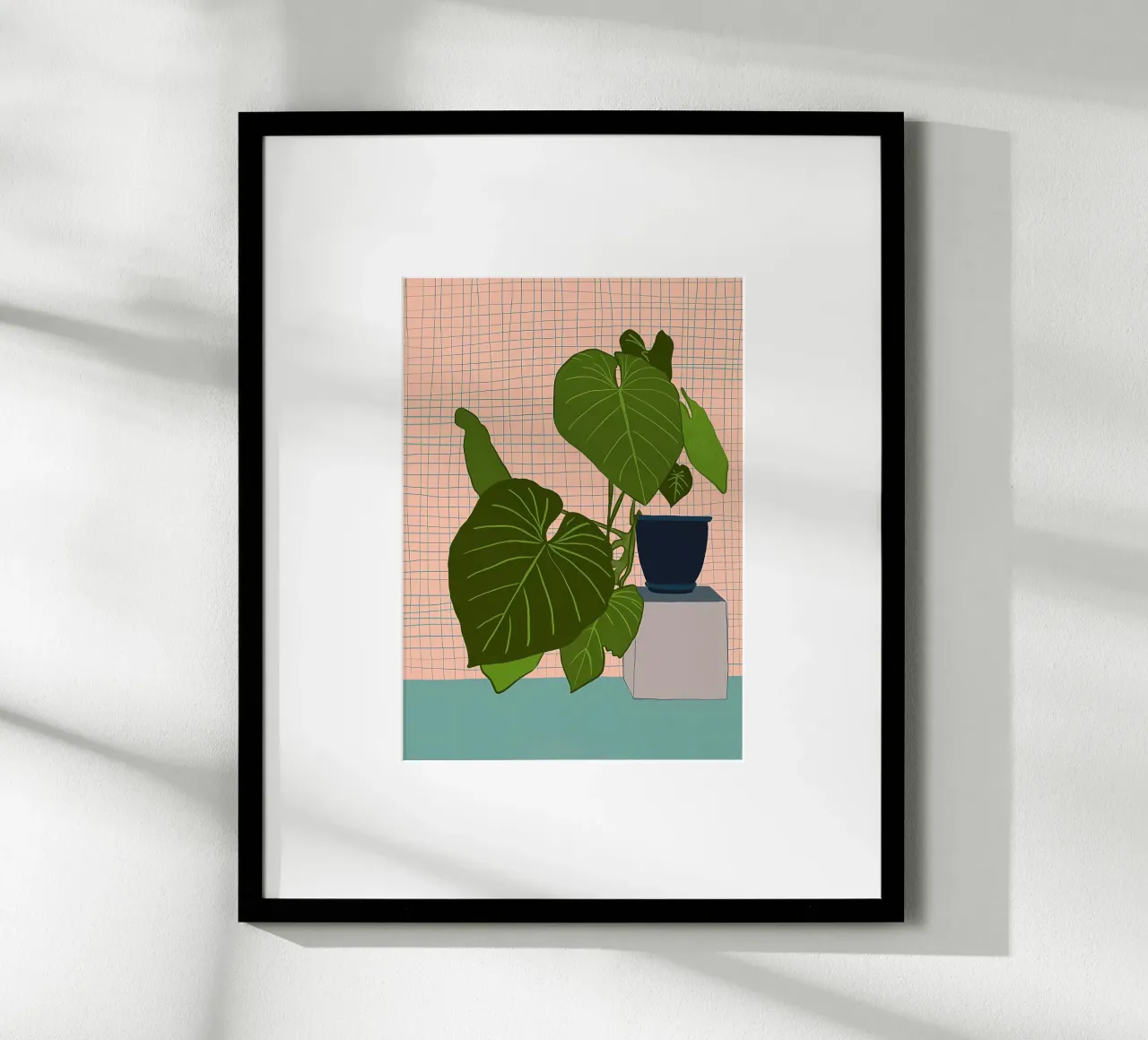 Monstera su piedistallo poster da Jose