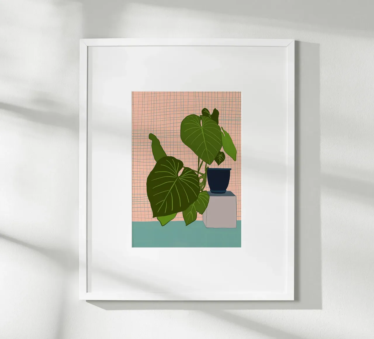 Monstera su piedistallo poster da Jose