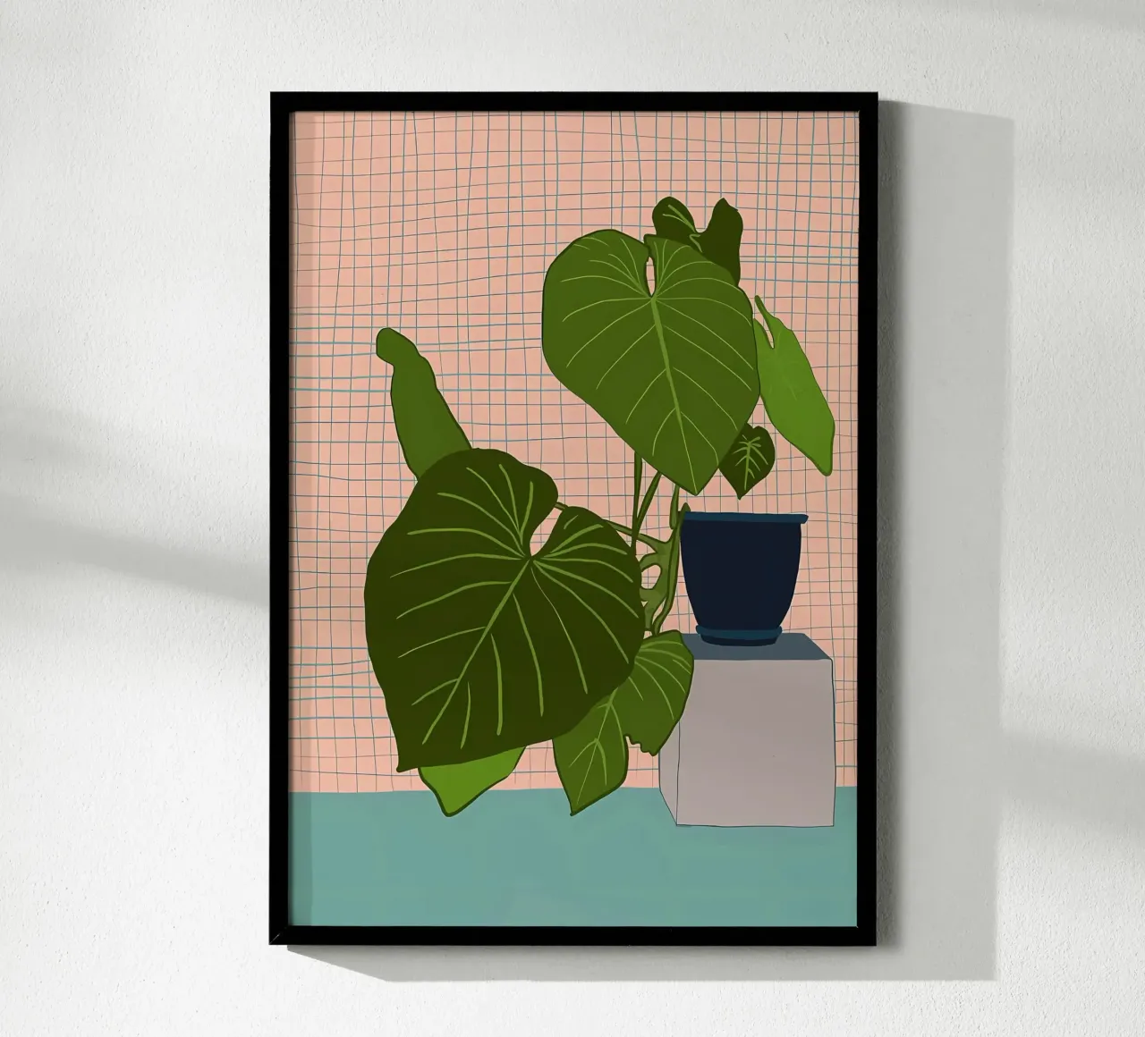 Monstera su piedistallo poster da Jose
