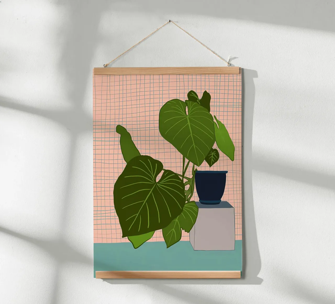 Monstera su piedistallo poster da Jose