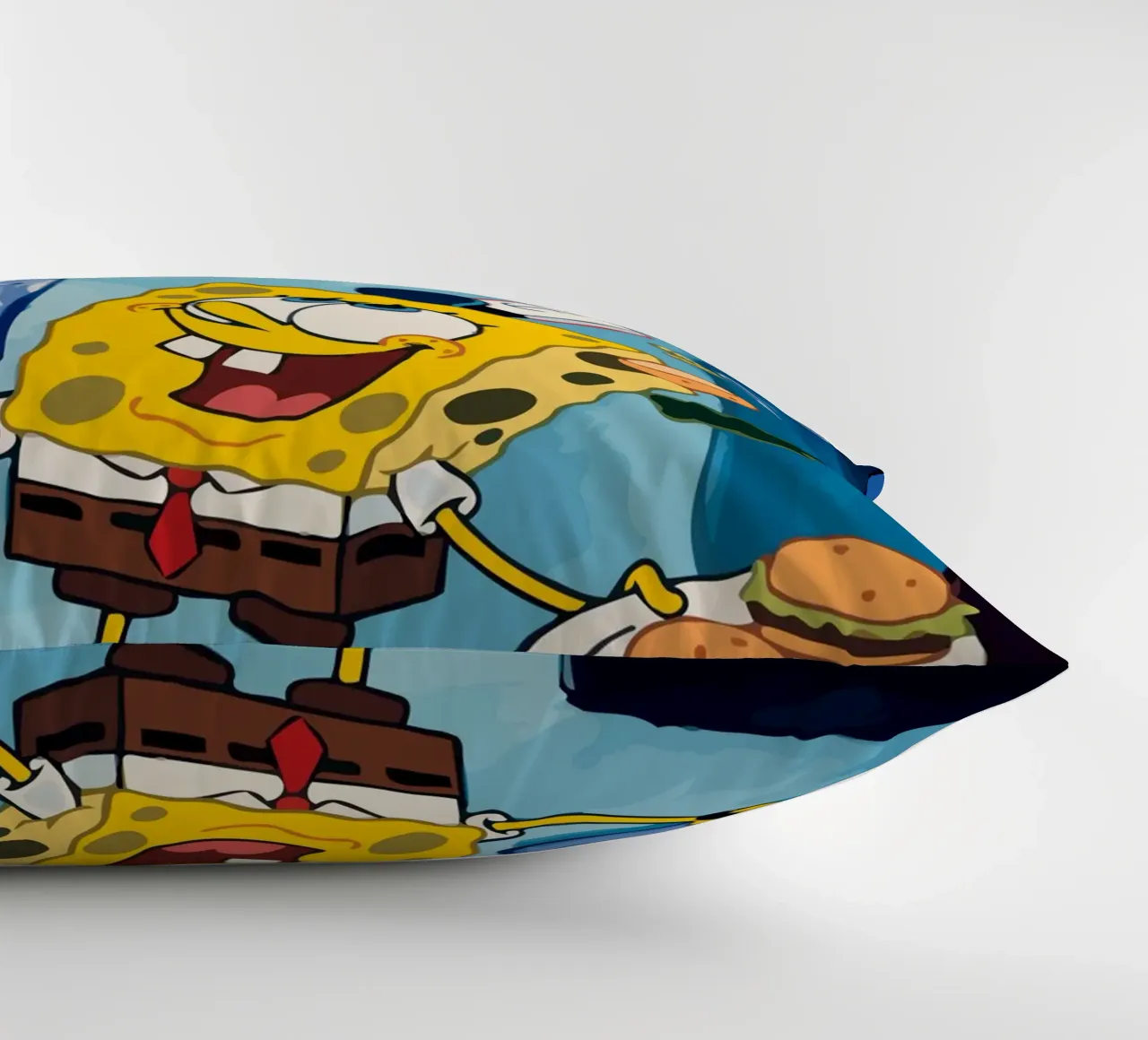 Spongebob is making a burger cuscino da Dumery Art