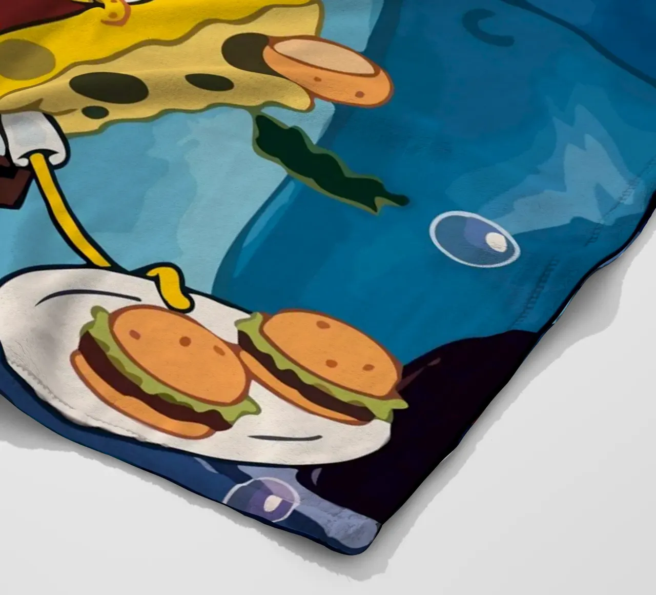 Spongebob is making a burger coperta in pile da Dumery Art