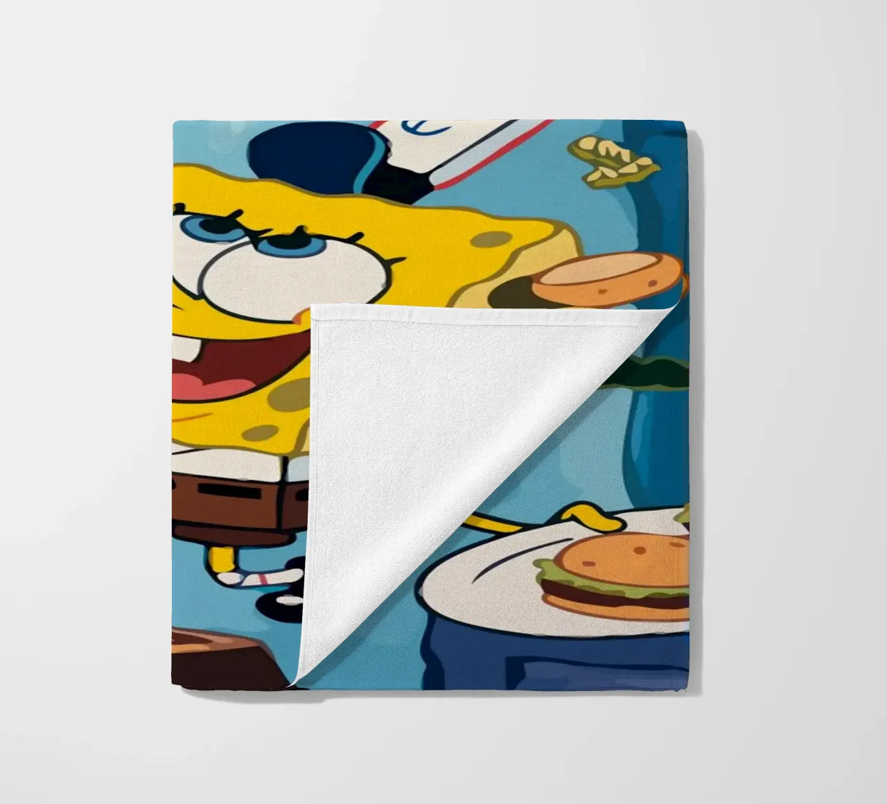 Spongebob is making a burger telo mare da Dumery Art