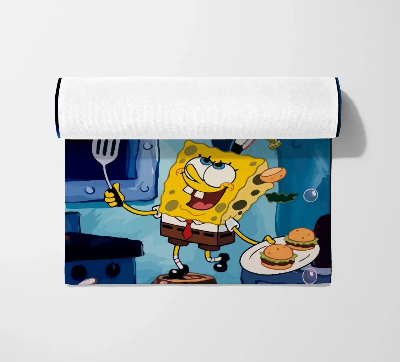 Spongebob is making a burger telo mare da Dumery Art