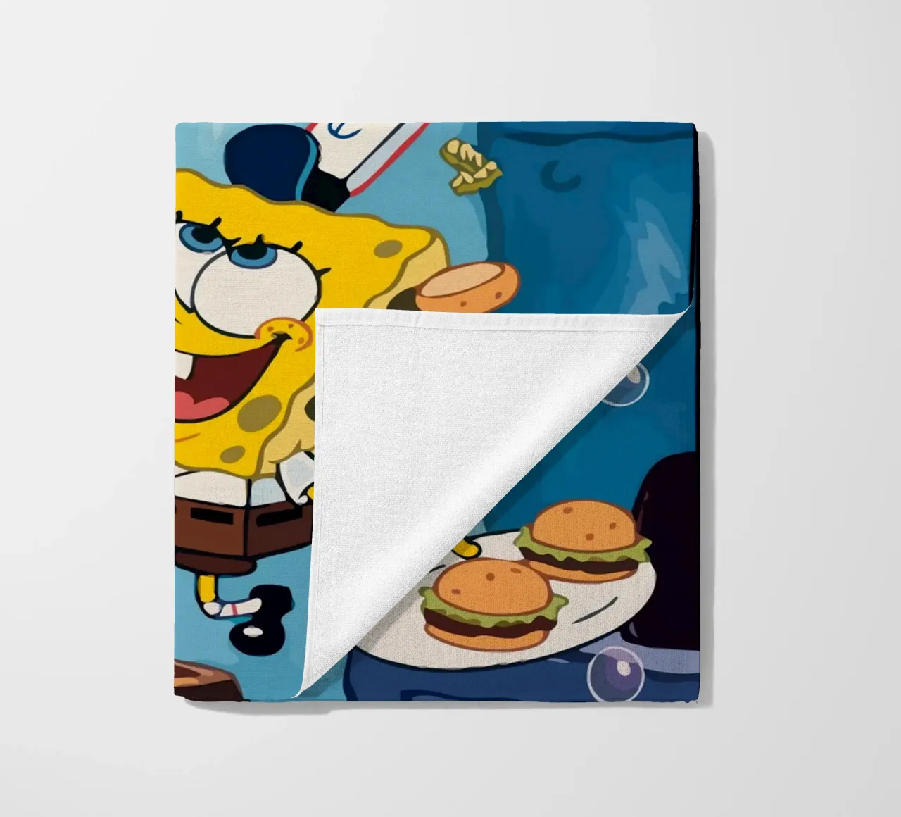Spongebob is making a burger telo mare da Dumery Art