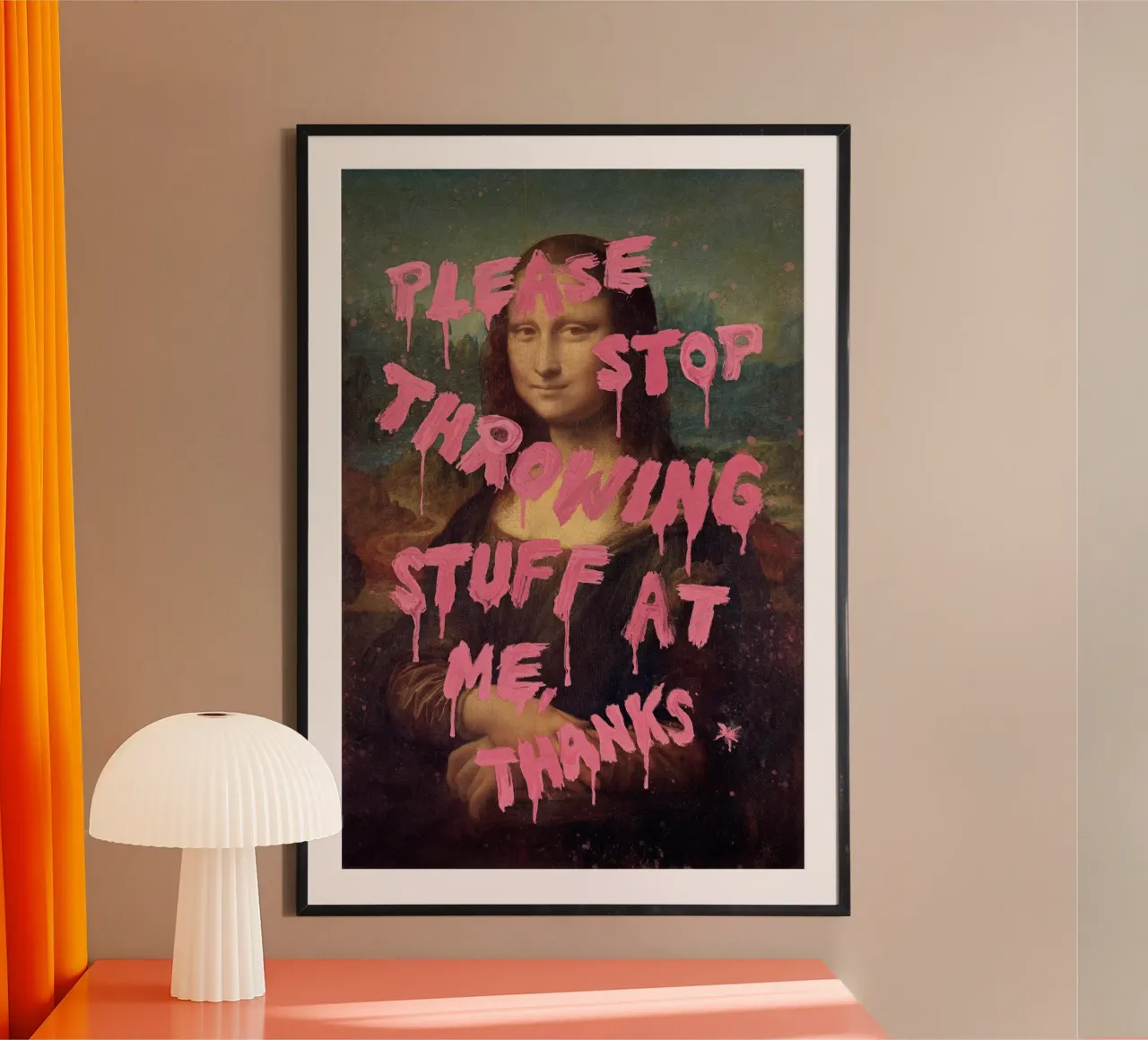 Poor Mona poster by Jonas Loose