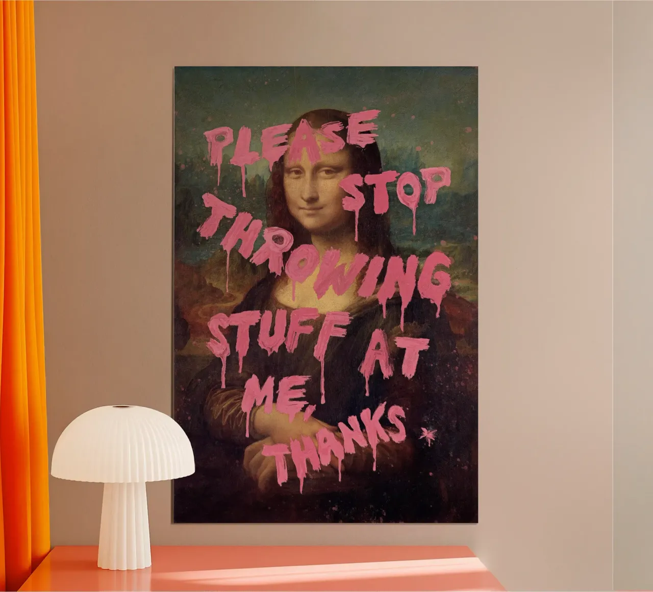 Poor Mona poster by Jonas Loose