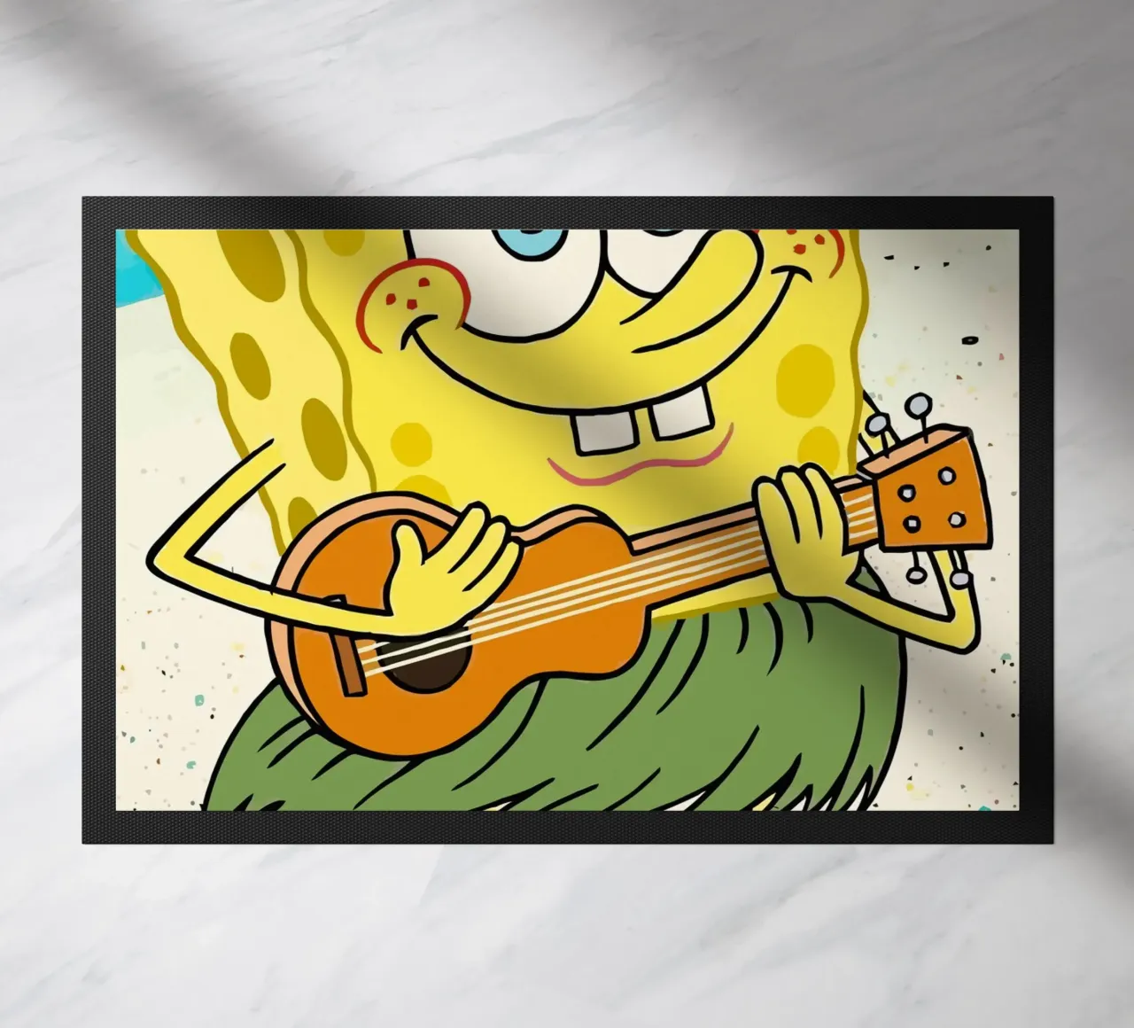 SpongeBob playing guitar zerbino da Dumery Art