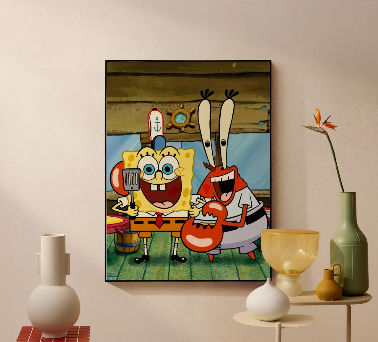 Spongebob and Mr.Krabs plexiglass da Dumery Art