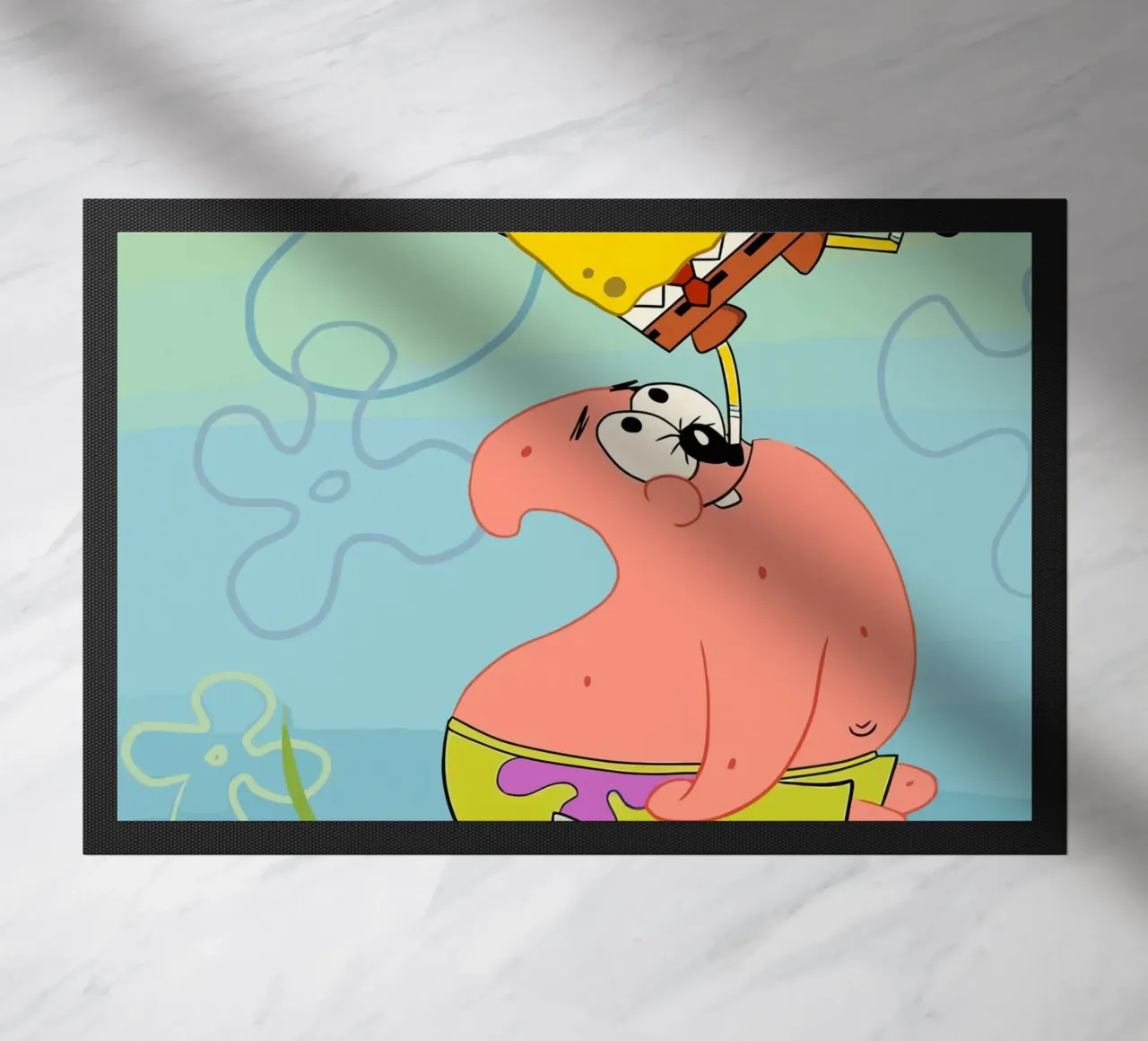 SpongeBob, Patrick, and Squidward work together to catch je zerbino da Dumery Art