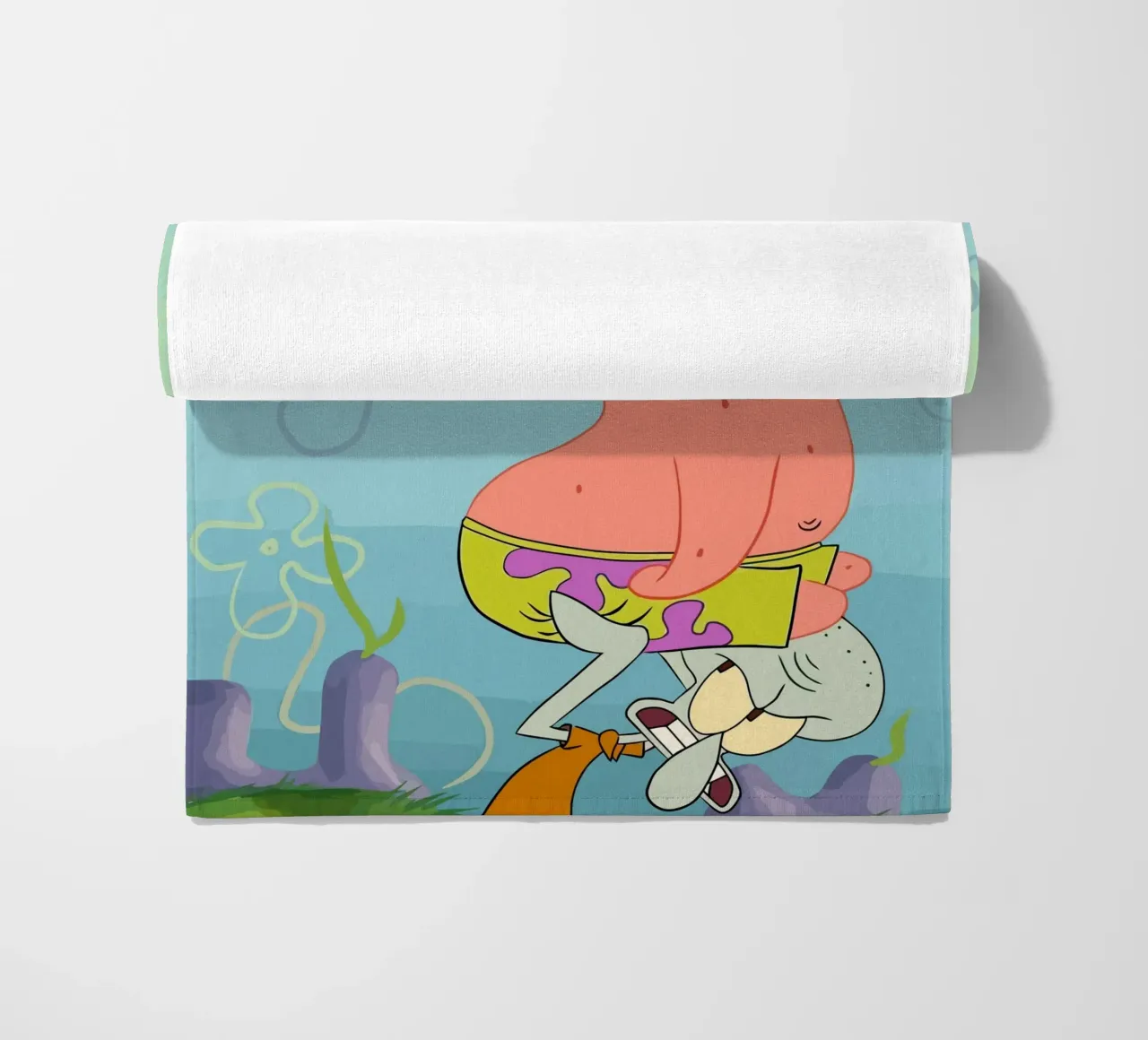 SpongeBob, Patrick, and Squidward work together to catch je telo mare da Dumery Art