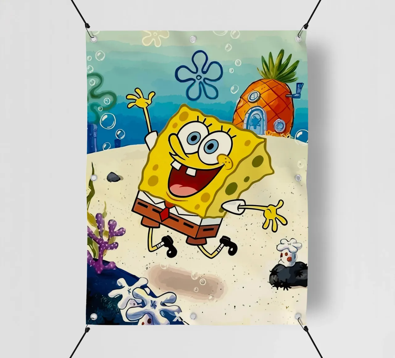 Spongebob is happy telo in pvc da Dumery Art