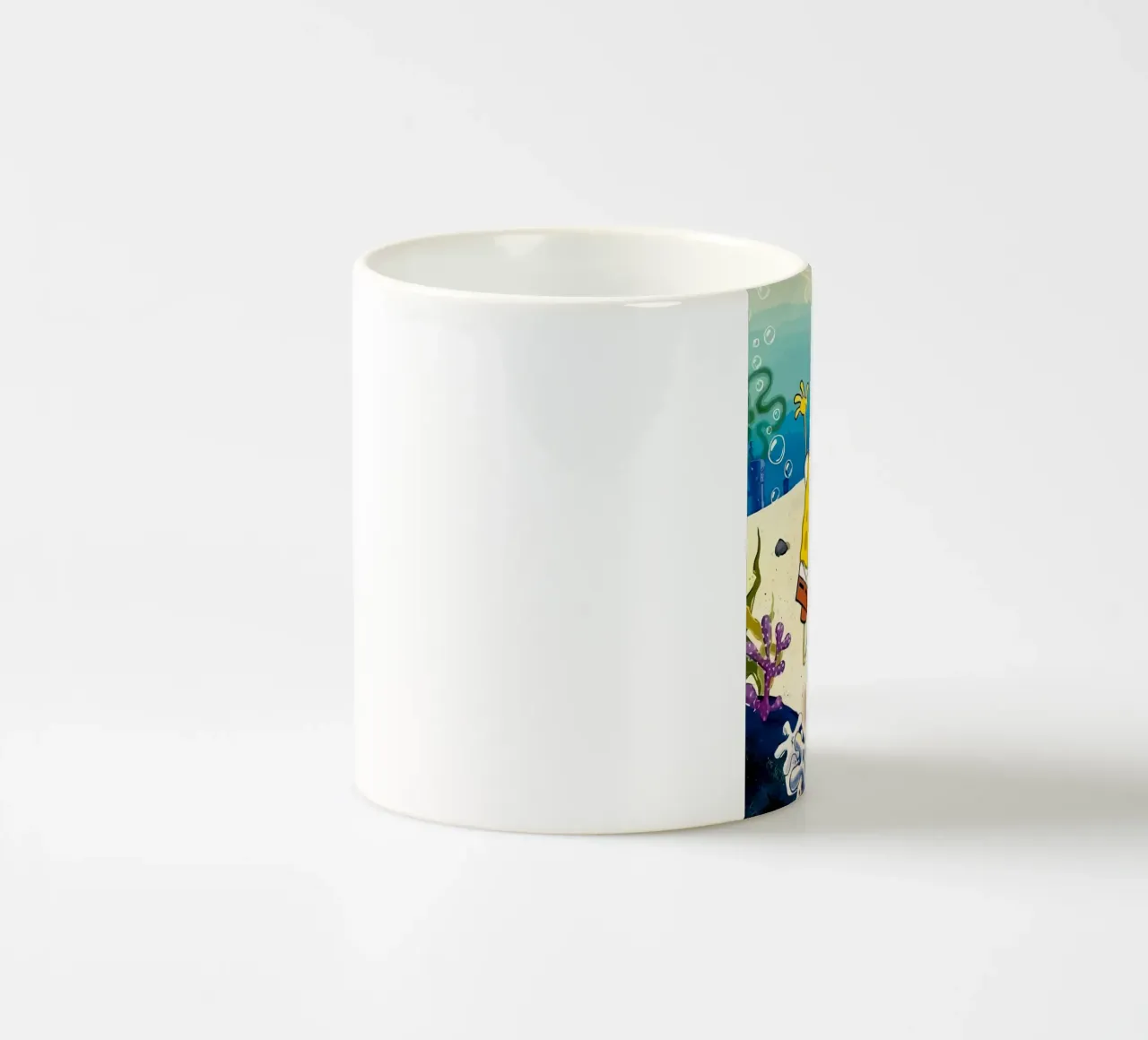 Spongebob is happy tazza in ceramica da Dumery Art