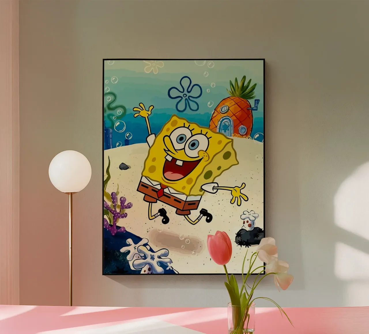 Spongebob is happy plexiglass da Dumery Art