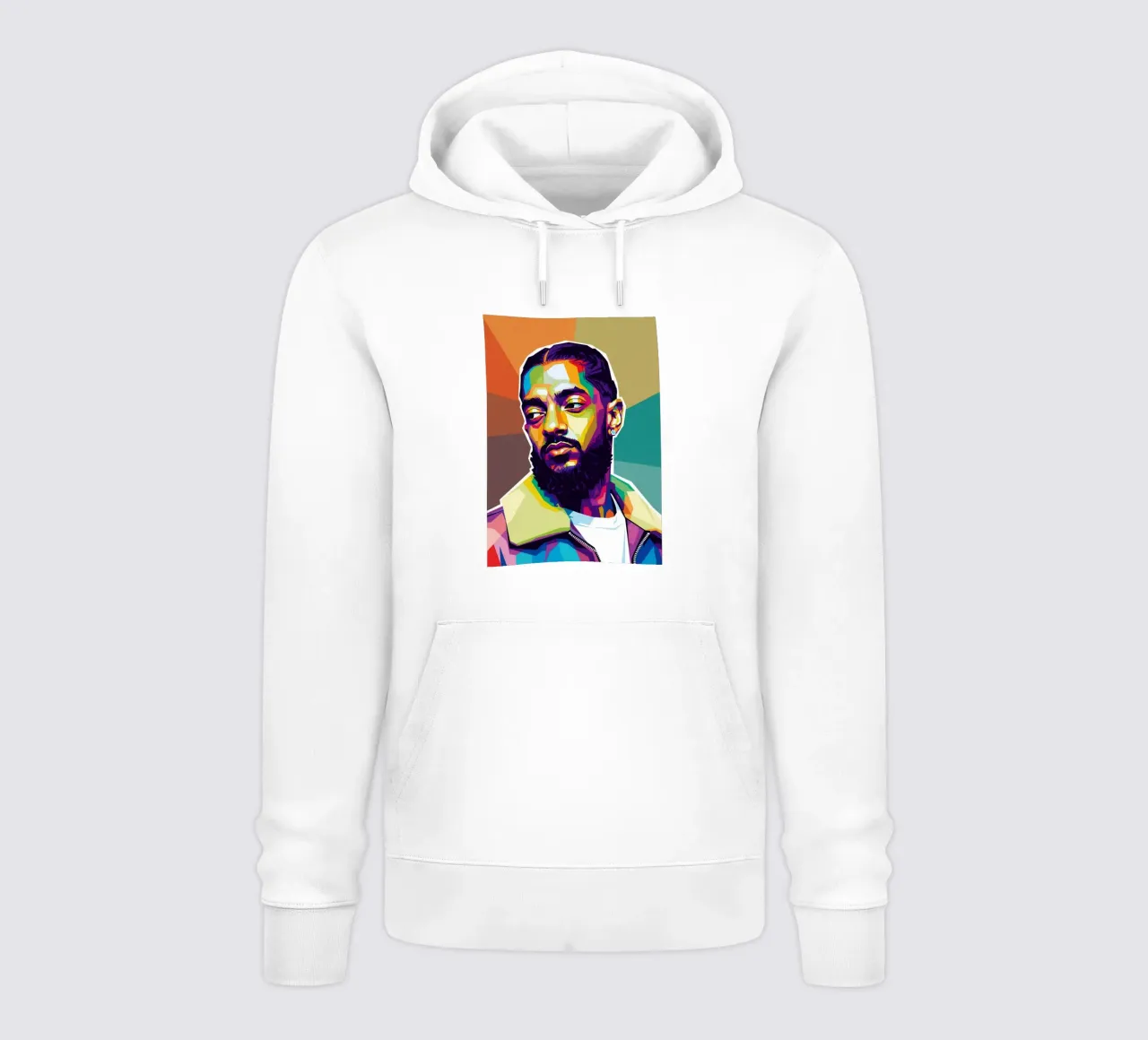 Nipsey Hussle retrato de arte pop nº 1 sudadera con capucha de Hantamrata