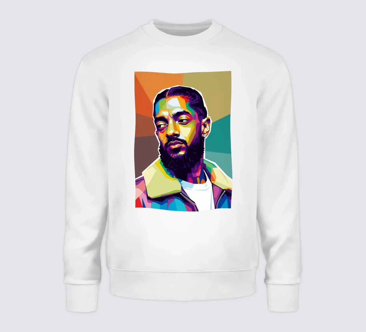 Ritratto pop art di Nipsey Hussle #1 felpa da Hantamrata