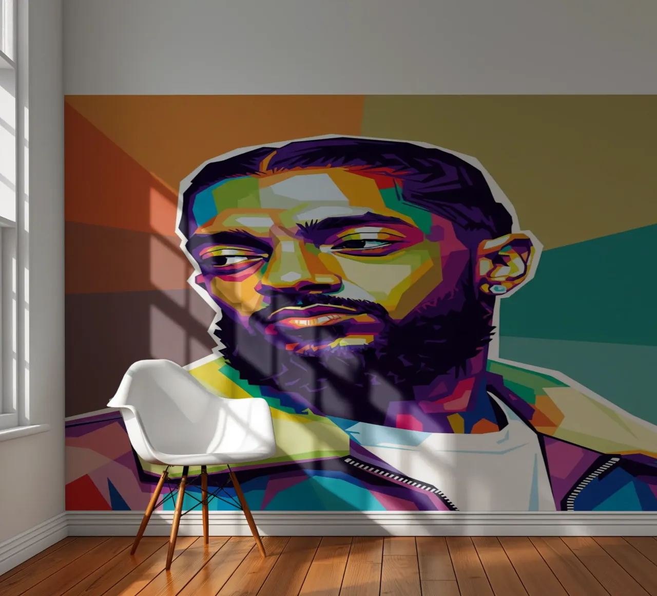 Nipsey Hussle retrato de arte pop nº 1 papel para pared de Hantamrata