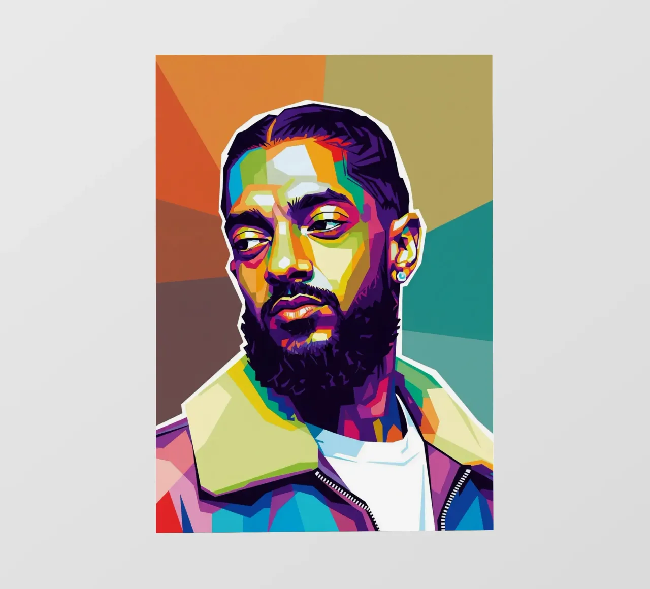 Nipsey Hussle retrato de arte pop nº 1 papel para pared de Hantamrata