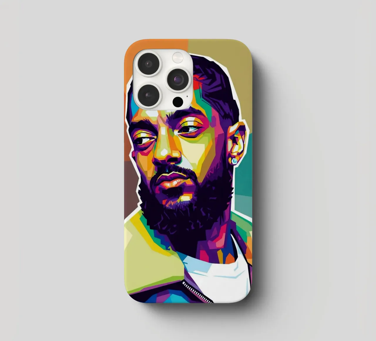 Ritratto pop art di Nipsey Hussle #1 cover iphone da Hantamrata