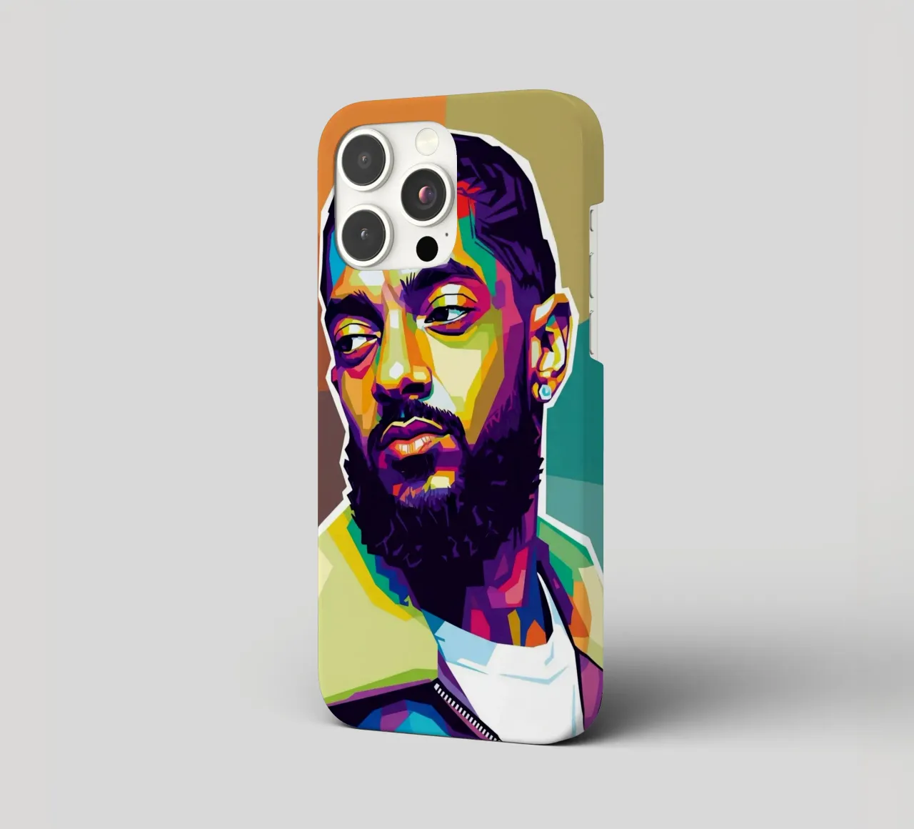 Ritratto pop art di Nipsey Hussle #1 cover iphone da Hantamrata