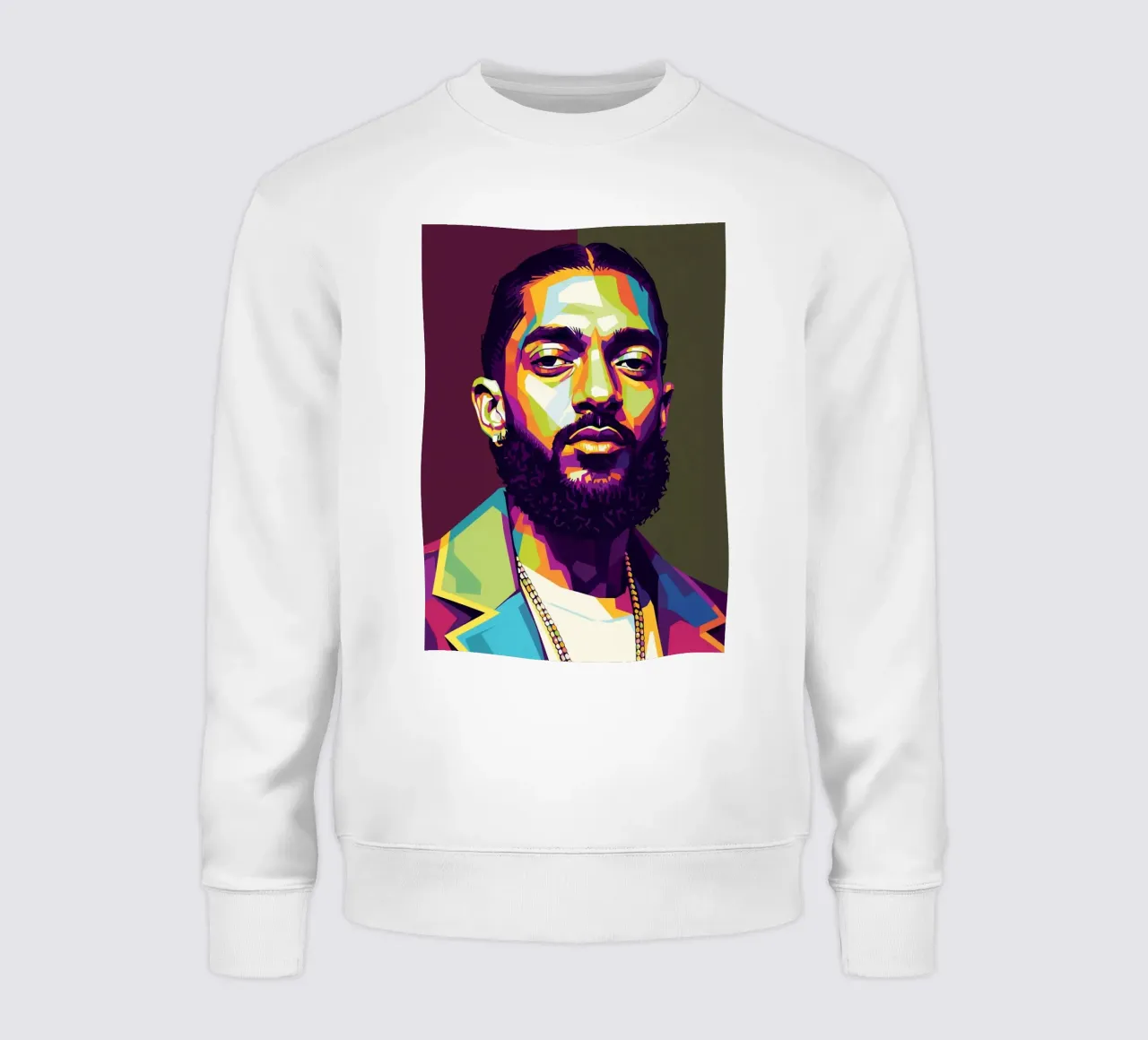 Ritratto pop art di Nipsey Hussle #2 felpa da Hantamrata