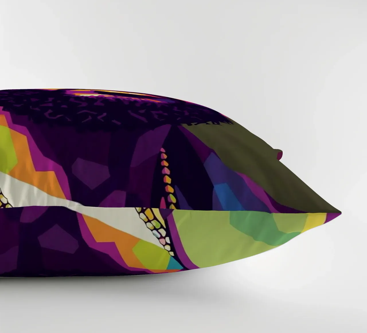 Ritratto pop art di Nipsey Hussle #2 cuscino da Hantamrata